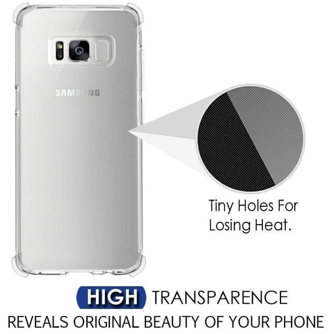 REALIKE Crystal Series Flexible Tough Tpu Case For Samsung Galaxy S8
