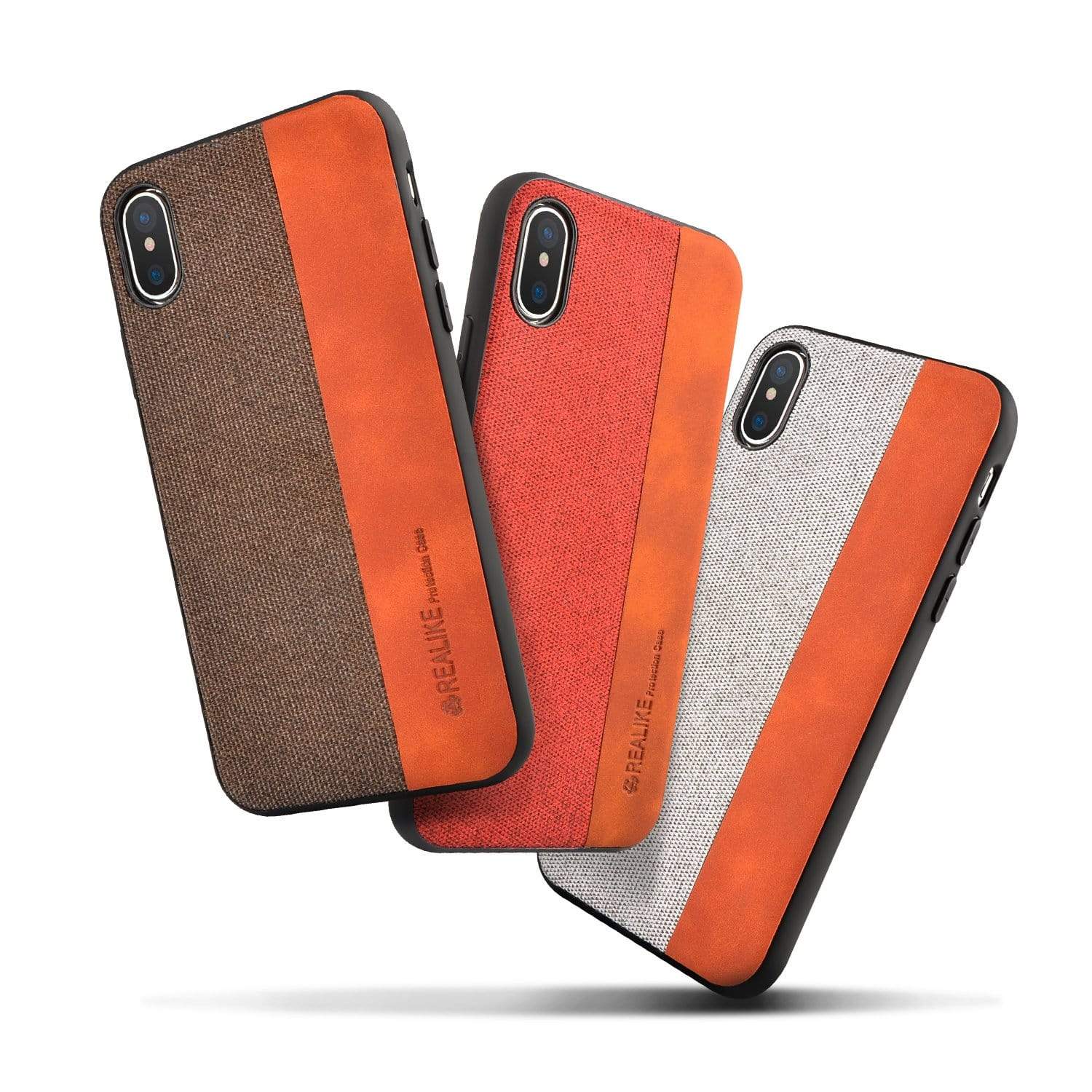 REALIKE Leather Slim Custom made case for iPhone X imported premium quality.