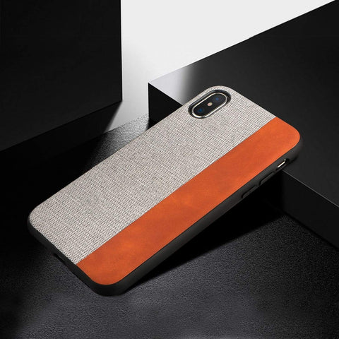 Image of REALIKE Leather Slim Custom made case for iPhone X imported premium quality.