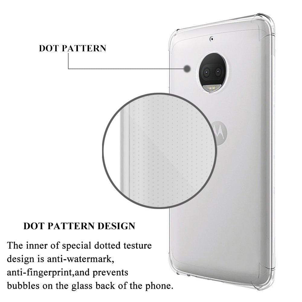 REALIKE® Moto G5S Plus Cover, Flexible Clear TPU Gel Soft Skin Silicone Protective Case For Motorola Moto G5S Plus - Clear