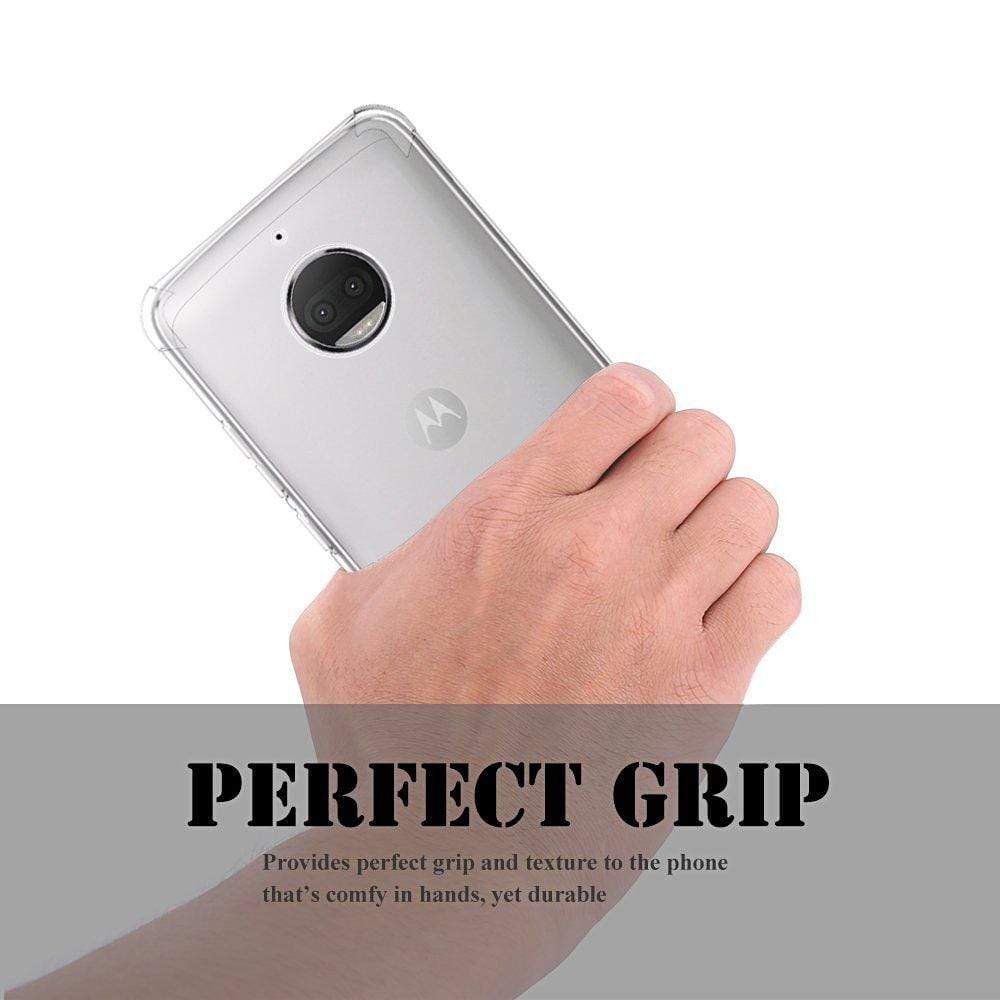 REALIKE® Moto G5S Plus Cover, Flexible Clear TPU Gel Soft Skin Silicone Protective Case For Motorola Moto G5S Plus - Clear