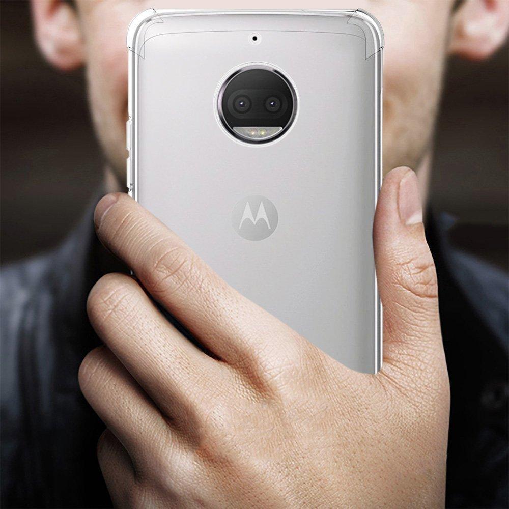 REALIKE® Moto G5S Plus Cover, Flexible Clear TPU Gel Soft Skin Silicone Protective Case For Motorola Moto G5S Plus - Clear