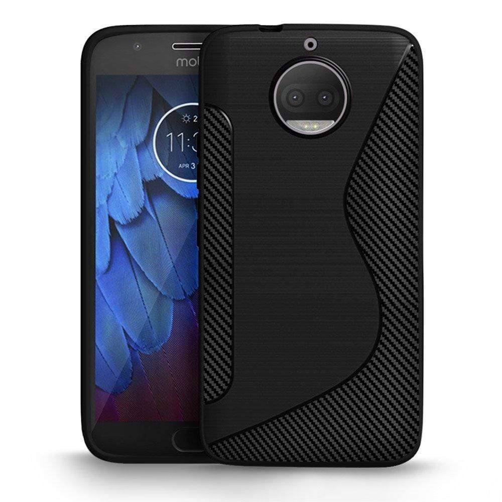 REALIKE® Moto G5S Plus Cover, Flexible TPU Gel Rubber Soft Skin Silicone Protective Case Cover For Motorola Moto G5S Plus