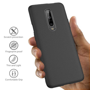 REALIKE OnePlus 7 Pro Back Cover, Beetle Series Shockproof Line Texture Case for Oneplus 7 Pro