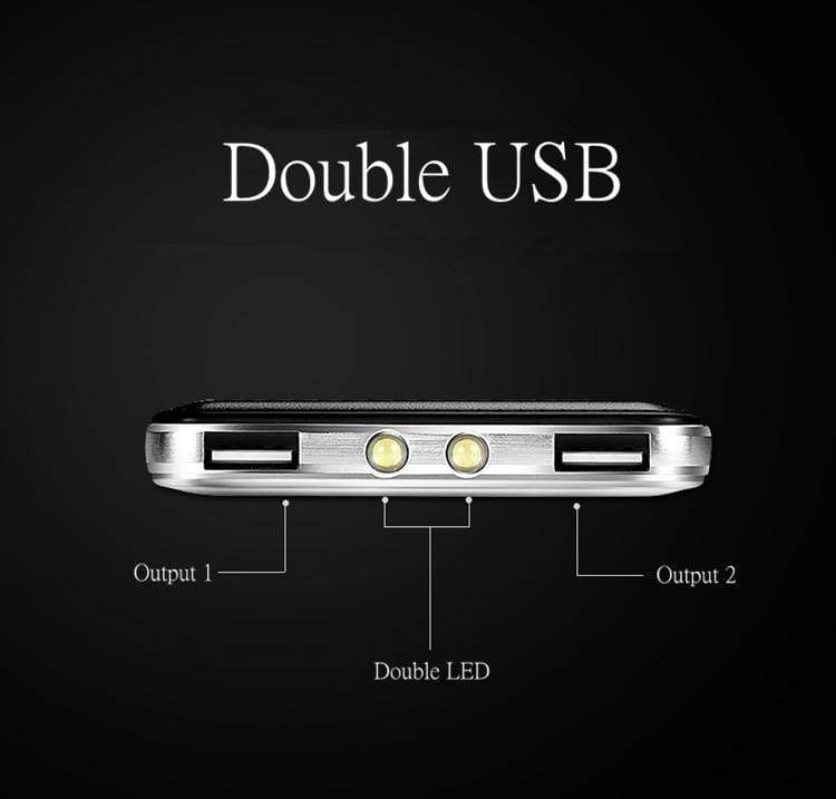 REALIKE® Original Power Bank 20000mAh External Battery Fast charge Dual USB Powerbank