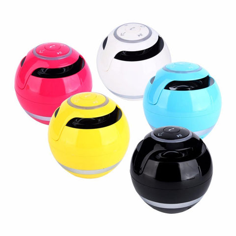 Image of REALIKE Portable Column Bluetooth Speaker Wireless Ball Mini Handfree TF FM Radio With Mic MP3 Globe Audio Sound box