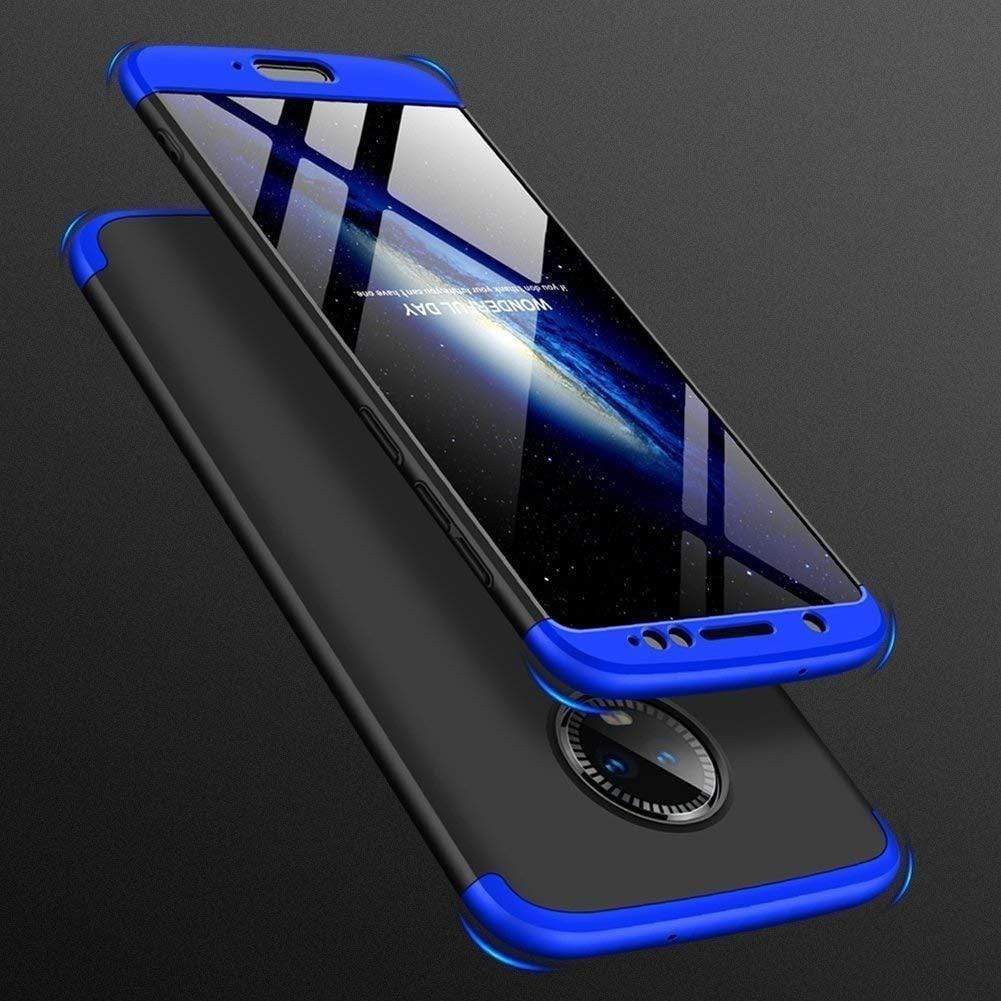 REALIKE® Premium Back Case for Moto G6 – 3 in 1 Double Dip Case [ Anti Slip ] Super Slim [Hard] Hybrid PC All Angle Protection Lightweight Back Case Cover for Motorola Moto G6