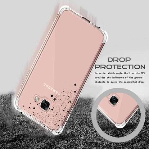 Image of Realike Premium Style Shockproof Transparent Back Case For Samsung Galaxy A7 (2017)