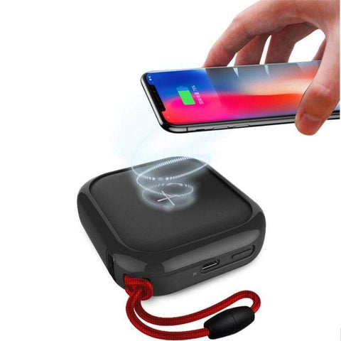 Image of REALIKE QI Wireless Charger Power Bank 10000 mAh 5V 2A  Type C Dual USB External Battery Powerbank For Iphone X Samsung Xiaomi