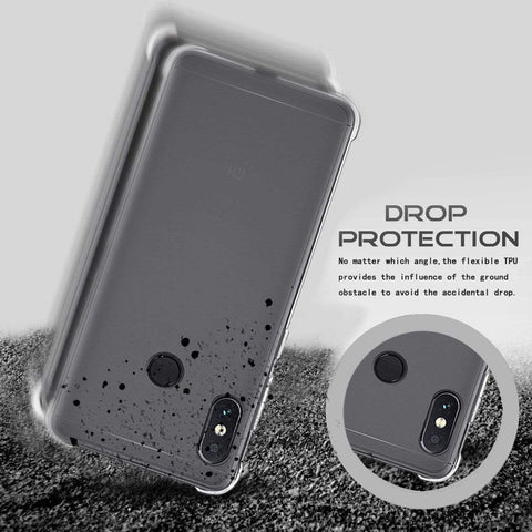 Image of REALIKE® Redmi Note 5 Pro Back Cover, Branded Case With Ultimate Protection Flexible Transparent Back Cover For Xiaomi Redmi Note 5 Pro-2018