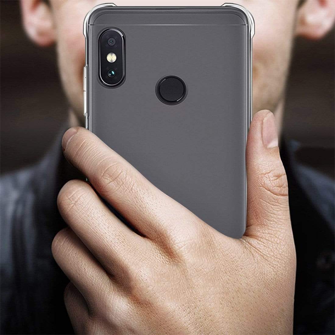 REALIKE® Redmi Note 5 Pro Back Cover, Branded Case With Ultimate Protection Flexible Transparent Back Cover For Xiaomi Redmi Note 5 Pro-2018