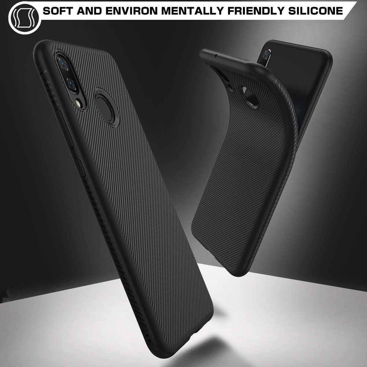 REALIKE Redmi Note 7S / Redmi Note 7 Pro Back Cover, Flexible Texture Pattern Back Case for Redmi Note 7S / Redmi Note 7 / Note 7 Pro