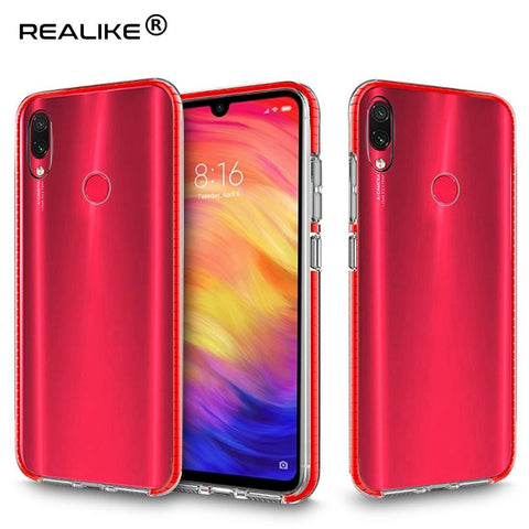 Image of REALIKE Redmi Note 7S / Redmi Note 7 Pro Back Cover, Transparent Soft Anti Scratch Back Case for Redmi Note 7S/ Redmi Note 7 / Note 7 Pro {Transparent}