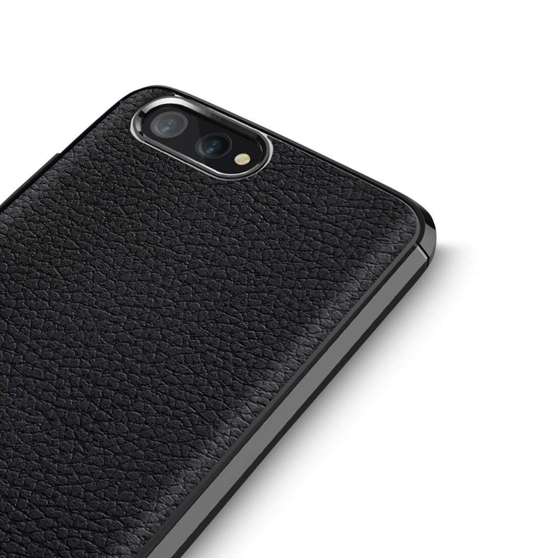 REALIKE&reg; Honor View 10 Cover, Anti-fingerprint Soft Silicone Slim Litchi Skin Rugged Armor Back Cover Case for Huawei Honor View 10 (BLACK)