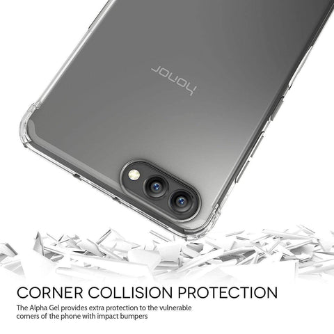 Image of REALIKE&reg; Honor View 10 Cover, Anti-fingerprint Soft Silicone Transparent Back Cover Case for Huawei Honor View 10 (CLEAR)