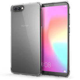 REALIKE&reg; Honor View 10 Cover, Anti-fingerprint Soft Silicone Transparent Back Cover Case for Huawei Honor View 10 (CLEAR)