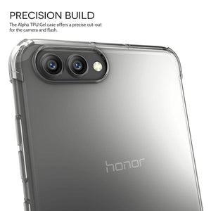 REALIKE&reg; Honor View 10 Cover, Anti-fingerprint Soft Silicone Transparent Back Cover Case for Huawei Honor View 10 (CLEAR)