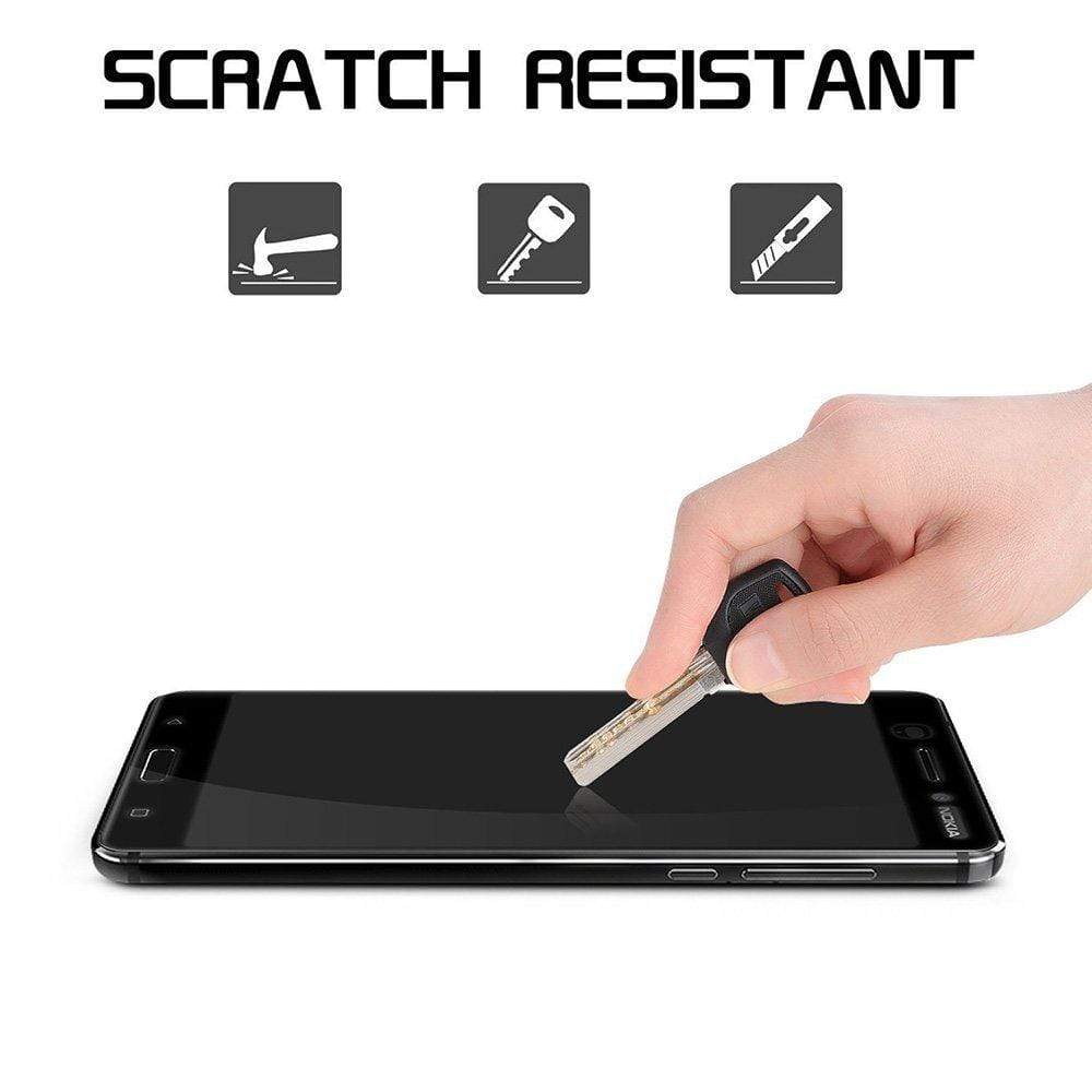 REALIKE&reg; Nokia 8 Screen Protector, 3D Touch 9H Full Coverage HD Clear Tempered Glass for Nokia 8 (Black)