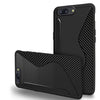 REALIKE&reg; OnePlus 5 Back Cover, [Vibrance Series] Protective Slider Style Slim Carbon Fiber Case Cover For OnePlus Five - Metallic Black