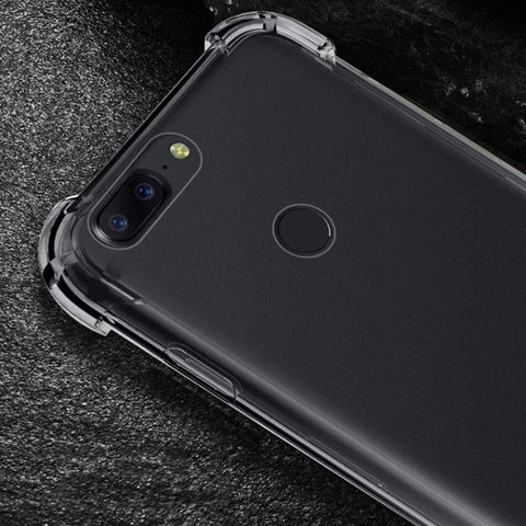 Image of REALIKE&reg; OnePlus 5T Back Cover, Flexible TPU Gel Rubber Soft Silicone Protective Transparent Cover for OnePlus 5T