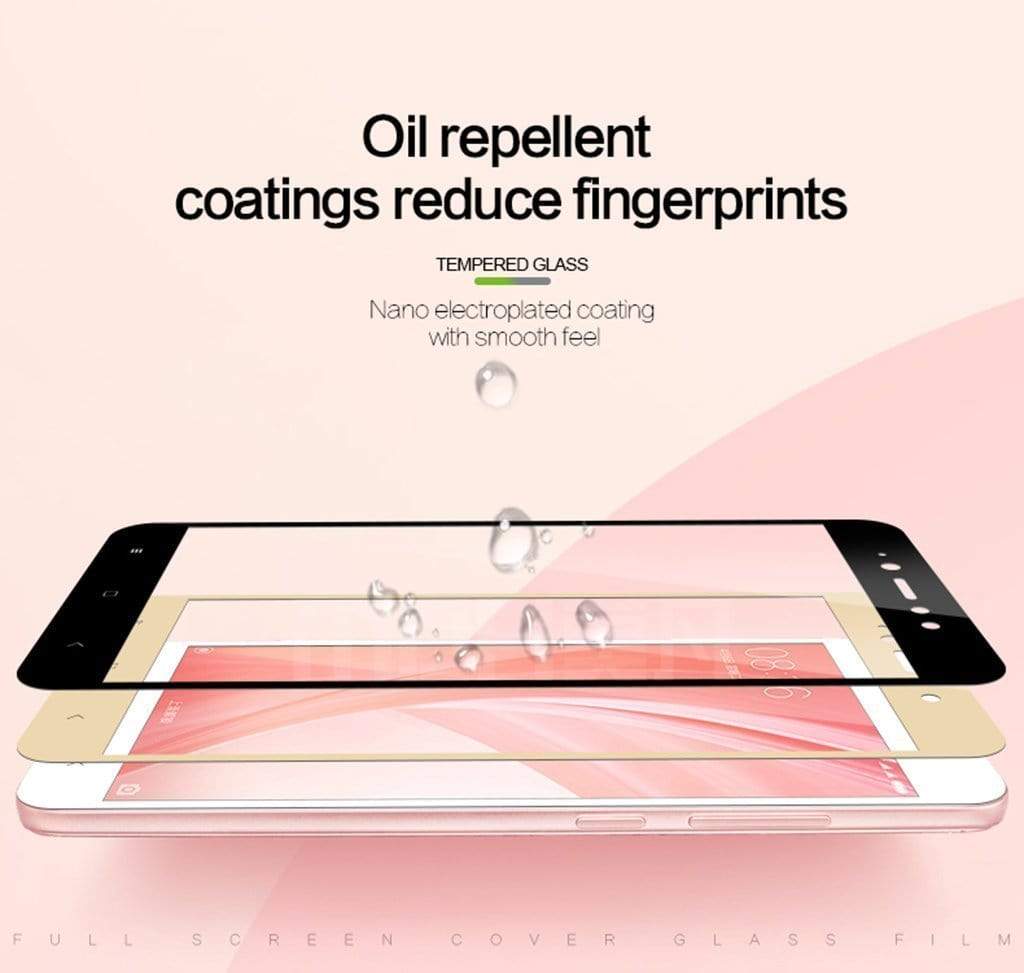 REALIKE&reg; Redmi 5A Screen Protector, 3D Touch 9H Full Coverage HD Clear Tempered Glass for Redmi 5A (Black)