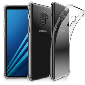 REALIKE&reg; Samsung A8 Plus Cover, Anti-fingerprint Soft Silicone Transparent Back Cover Case for Samsung A8 Plus 2018 (CLEAR)