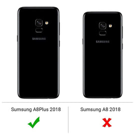REALIKE® Samsung A8 Plus Cover, Anti-fingerprint Soft Transparent Back Cover Case for Samsung A8 Plus 2018 (Clear)