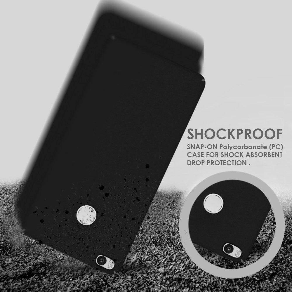 REALIKE&reg; Xiaomi Mi Max 2 Cover, Ultra Thin and Slim Hard PC Case Anti-Scratches Premium Slim 360 Degree Cover for Xiaomi Mi Max 2 - Royal Black