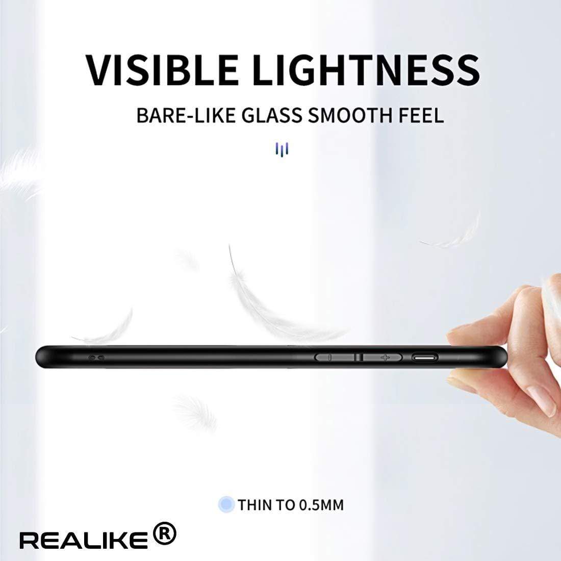 REALIKE Samsung M30S Back Cover, Full Glass Anti Scratch Full Shockproof Back Case for Samsung M30