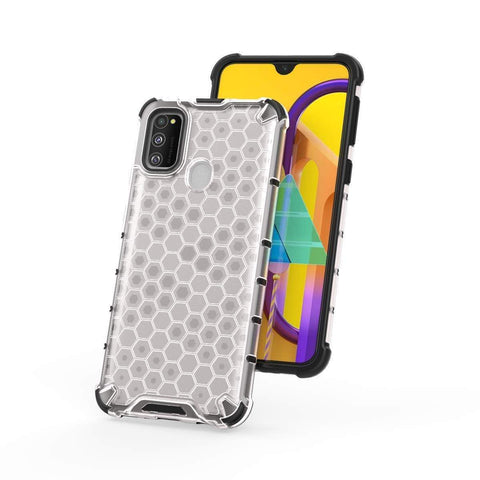 Image of REALIKE Samsung M30S Back Cover, Full Transparent Anti Scratch Full Shockproof Back Case for Samsung M30S (Clear/Green)