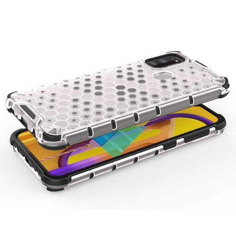 Image of REALIKE Samsung M30S Back Cover, Full Transparent Anti Scratch Full Shockproof Back Case for Samsung M30S (Full Clear)