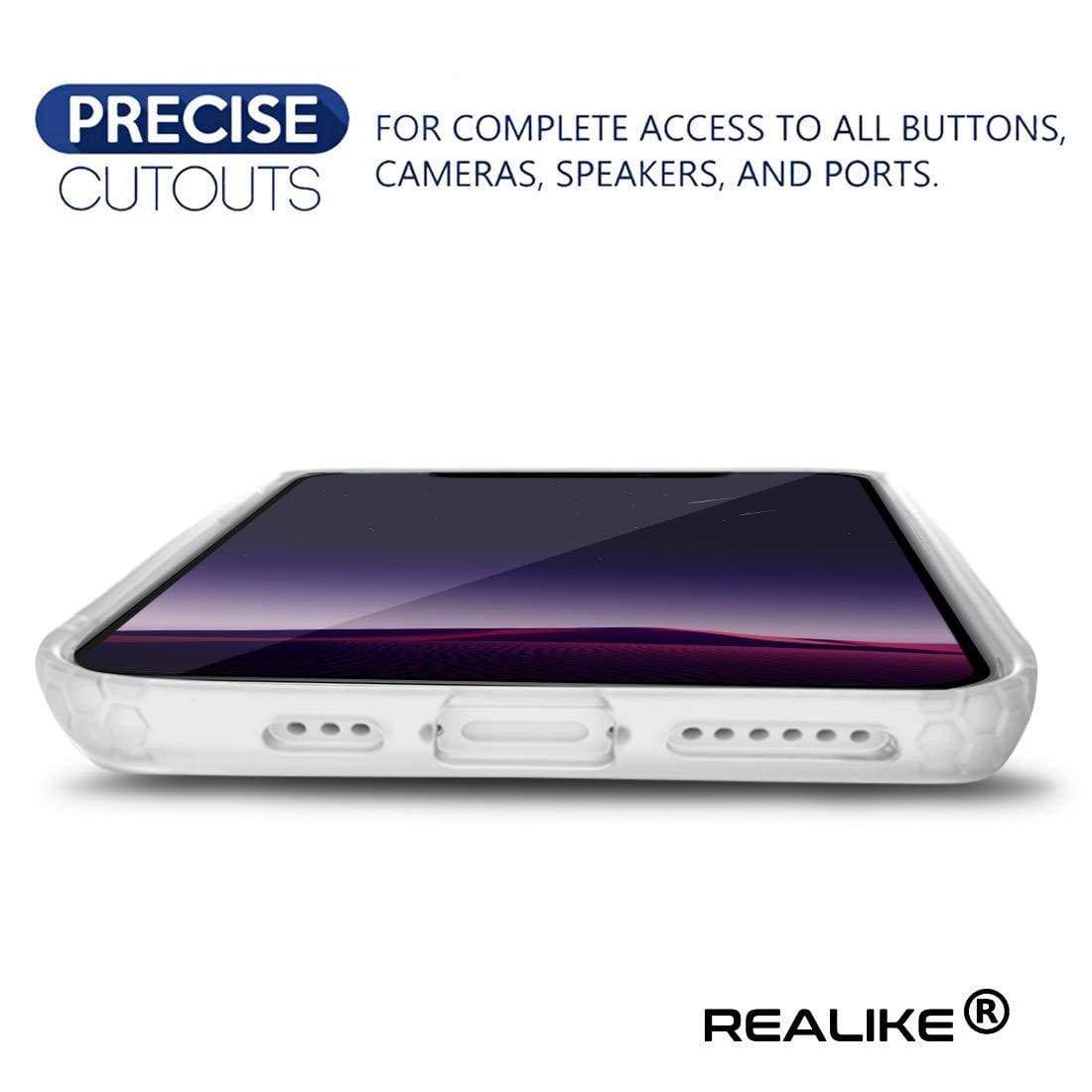 REALIKE Special Design iPhone 11 Case, Anti Scratch Back Cover for iPhone 11 (Full Clear)