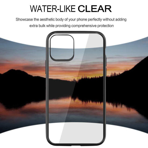 Image of REALIKE Special Design iPhone 11 Pro Case, Anti Scratch Back Cover for iPhone 11 Pro (Clear/Black)