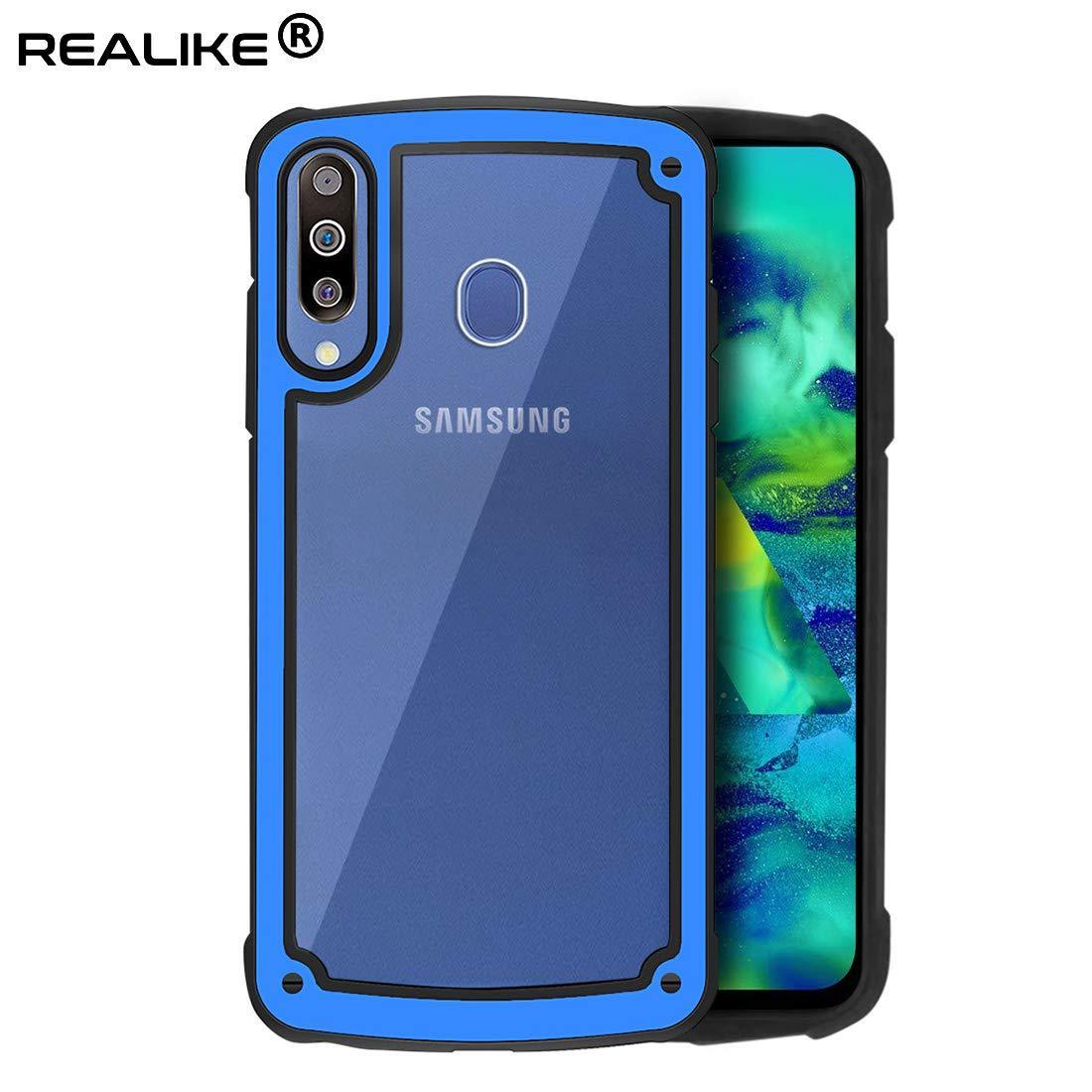 REALIKE Special Design Samsung M40 Back Cover,Full Transparent Anti Scratch Shockproof Armor Case for Samsung M40 (Transparent)