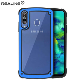 REALIKE Special Design Samsung M40 Back Cover,Full Transparent Anti Scratch Shockproof Armor Case for Samsung M40 (Transparent)
