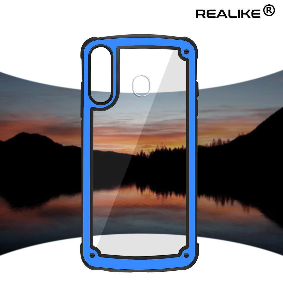REALIKE Special Design Samsung M40 Back Cover,Full Transparent Anti Scratch Shockproof Armor Case for Samsung M40 (Transparent)