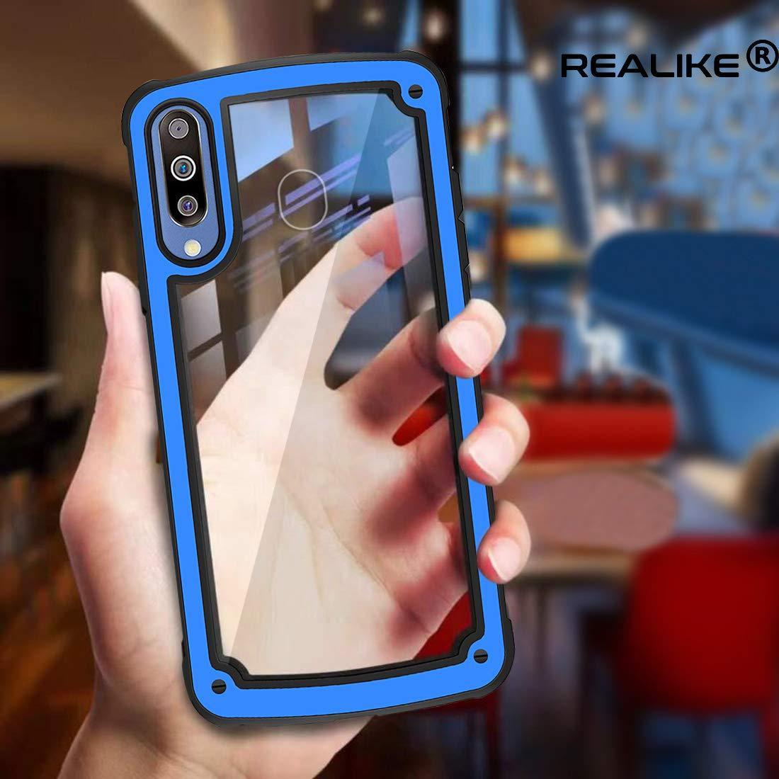 REALIKE Special Design Samsung M40 Back Cover,Full Transparent Anti Scratch Shockproof Armor Case for Samsung M40 (Transparent)