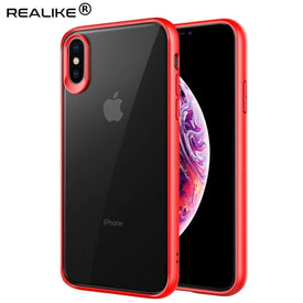 REALIKE® Specially Designed iPhone Xs Back Cover, Branded Case with Ultimate Protection, Premium Quality Transparent Case for iPhone Xs