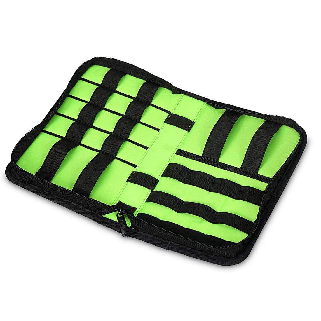 REALIKE Travel Cable Organizer, Electronic Accessories Organizer for Cord, Hard Drive, Earphone, Power Bank and Others