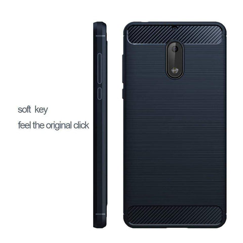Image of Realike Ultimate Protection Back Cover For Nokia 6 - Metalic Blue