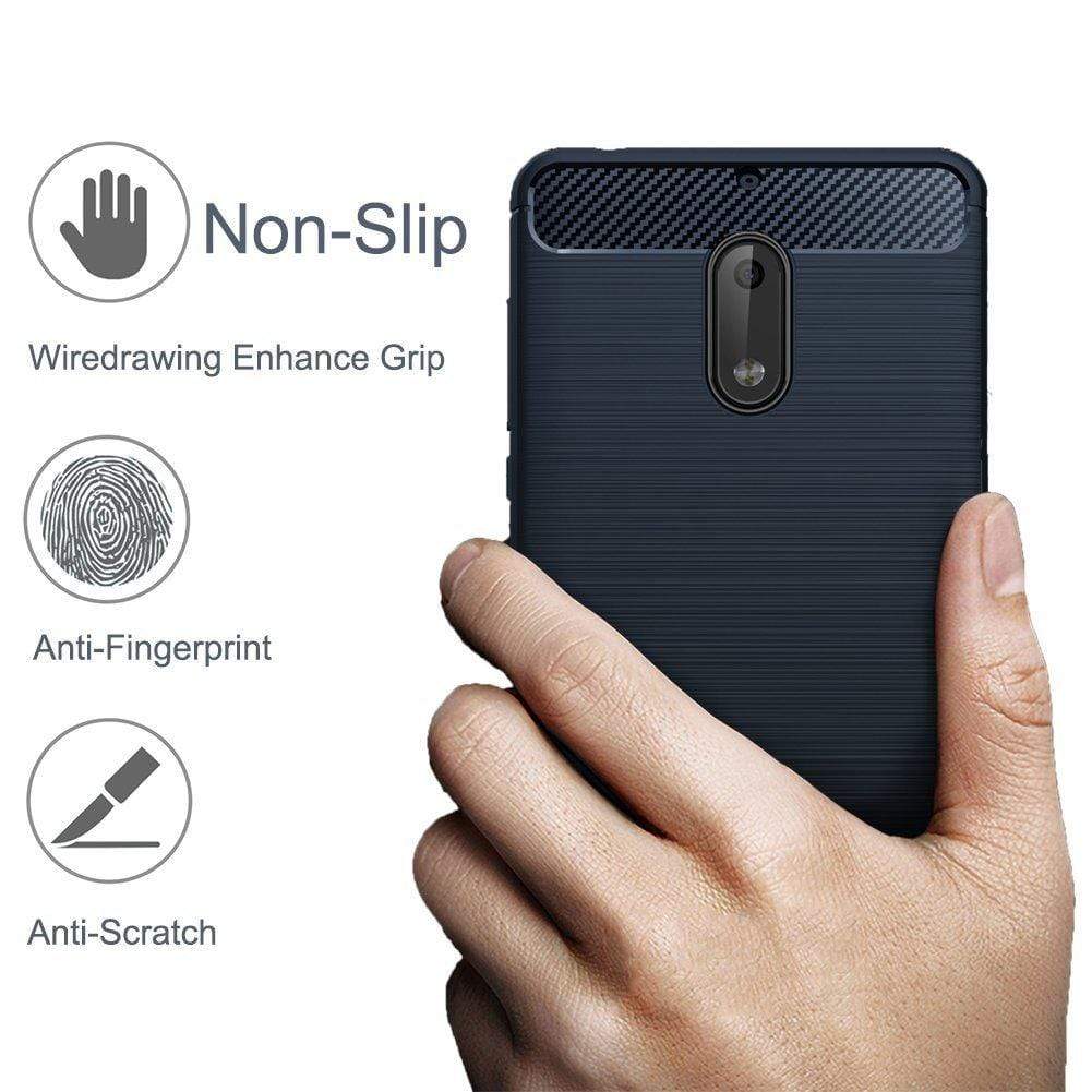 Realike Ultimate Protection Back Cover For Nokia 6 - Metalic Blue