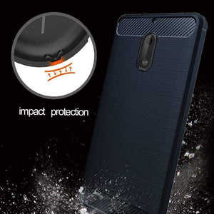 Realike Ultimate Protection Back Cover For Nokia 6 - Metalic Blue