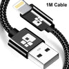 REALIKE® USB Data Cable,High Speed Data Transfer & Charging, Durable Nylon Braided Cable for iOS Devices Compatible with iPhone/iPad.One Meter Length {1 Year Warranty}