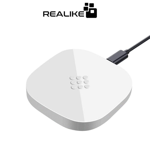 REALIKE® Wireless Charger, Qi-Certified Wireless Charging Pad, PowerPort Wireless Compatible with iPhone Xs MAX/XR/XS/X/8/8 Plus,Samsung,LG and All Other Qi Enabled Devices (Black)