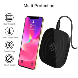 REALIKE® Wireless Charger, Qi-Certified Wireless Charging Pad, PowerPort Wireless Compatible with iPhone Xs MAX/XR/XS/X/8/8 Plus,Samsung,LG and All Other Qi Enabled Devices (WHITE)