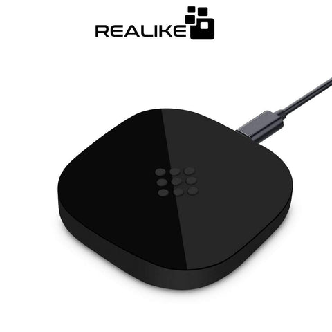 Image of REALIKE® Wireless Charger, Qi-Certified Wireless Charging Pad, PowerPort Wireless Compatible with iPhone Xs MAX/XR/XS/X/8/8 Plus,Samsung,LG and All Other Qi Enabled Devices (WHITE)