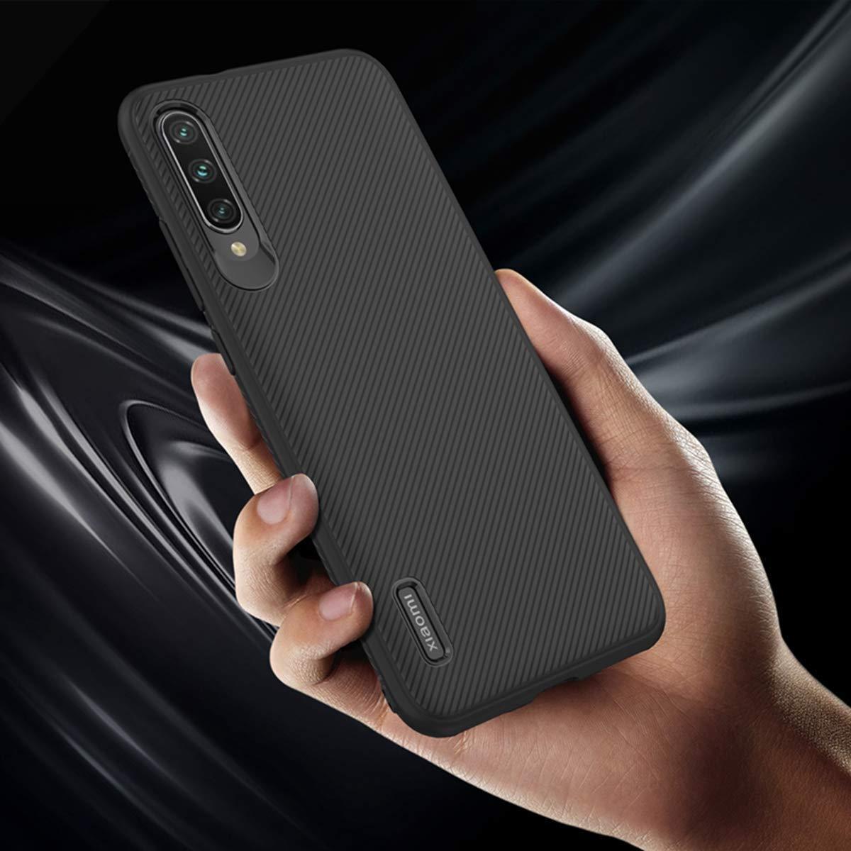 REALIKE Xiaomi Mi A3 Back Cover, Beetle Series Shockproof Line Texture Case for for Xiaomi Mi A3