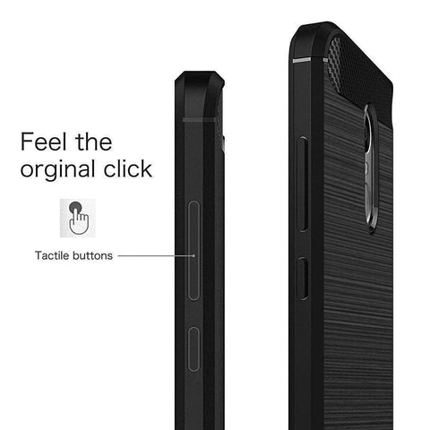 Image of Redmi Note 4 Armor Case Phone Back Cover for Redmi Note 4, Metallic Black