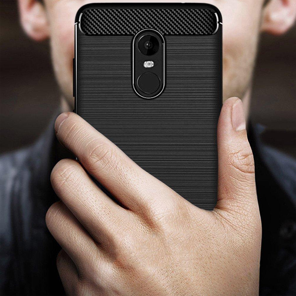 Redmi Note 4 Armor Case Phone Back Cover for Redmi Note 4, Metallic Black