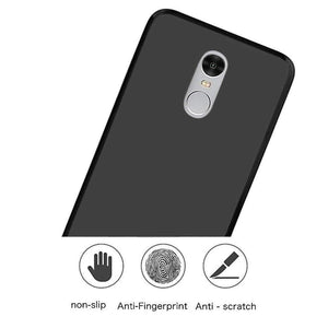 Redmi Note 4 Back Cover Case,REALIKE™ {Imported} Premium 360 Silicon Soft Case For Xiaomi Redmi Note 4 - 100% Fit For INDIAN Version(Carbon Black)